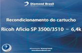 Oferecimento: Diamond Brasil ...Desmonte da unidade de cilindro Remova o cilindro (OPC) junto com eixo e o rolo de carga primaria (PCR). Solte os parafusos e remova a lâmina de limpeza