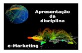 Apresentação da disciplina - E-MarketingLab© Joaquim Hortinha Slide 4 Introdução Introdução `Apresentação pessoal… e da organização `Objectivos que espera alcançar com