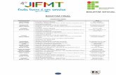 BOLETIM FINAL - jifmt2017.ifmt.edu.brjifmt2017.ifmt.edu.br/.../boletim_final.pdf · boletim oficial 3 quadro de resultados e classificaÇÃo do grupo: b nº equipes pg j v d sp sc