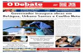 Governador inaugura obras em Belágua, Urbano Santos e ...jornalodebate.com.br/wp-content/uploads/2018/06/merged-3.pdf · O governador Flávio Dino cumpre agenda nos municípios de