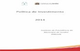 Política de Investimentos - IPREJUNiprejun.sp.gov.br/.../politicadeinvestimentos_2014.pdf · 2 Resolução No 3.922, de 25 de novembro de 2010, do Conselho Monetário Nacional, ...