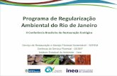 Programa de Regularização Ambiental do Rio de Janeiro · Ambiental - TCRA Assinatura após análise e aprovação do PRADA simplificado Estabelece prazos, metodologias, áreas e