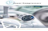 INDÚSTRIA€¦ · Compressores Sauer para a indústria Série de compressores de hélio Séries de compressores de oxigênio Baixa e média pressão Baixa e média pressão 0,05