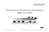 Universal Remote Profibus XM-210 DP - SIMCA GROUPUNIVERSAL REMOTE PROFIBUS Página 10 de 28 Manual do usuário XM-210 DP MAN-PT-DE-XM210DP-01.00_14 Todos os direitos reservados à