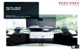 Ricoh Aﬁcio MP 301SPF200.155.18.90/admin/_m2brupload/produtos_arquivos... · Resolução Máx. de Impr. 600 x 600 dpi Interfaces Padrão Ethernet (Porta de rede RJ-45: 10Base-T/100Base-TX),