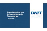 Investimentos em Infraestrutura de Transportes Superintendência ...valdircolatto.com.br/wp-content/uploads/2015/08/Investimentos_Oes… · do DNIT em Santa Catarina. O DNIT é responsável