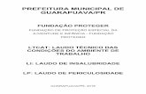 PREFEITURA MUNICIPAL DE GUARAPUAVA/PR · da Constituição Federal de 1998; e considerando o contido nos arts. 57 e 58 da Lei nº 8.213 de 24 de Julho de 1990; e considerando o contido