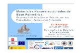 Materiales Nanoestructurados de Base Poliméricaportal.uc3m.es/portal/page/portal/investigacion/promoc...Materiales Nanoestructurados de Base Polimérica: Fenómenos de Interfase en