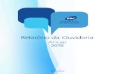 Relatório da Ouvidoria Anual - Agência Brasil · 2019-01-31 · 7 Metas estabelecidas e cumpridas pela nova gest~o em 2018 Adoç~o e ades~o completa ao Sistema e-Ouv No final de
