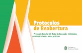 Protocolos de Reabertura - ceara.gov.br · Para os municípios incluídos na Fase 3 em diante, estão liberadas aulas práticas presenciais para ... Afixar sinais e cartazes que promovam