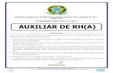 Conselho Regional de Medicina Veterinária do Rio Grande do Sul - … · 2017-12-27 · DIREITOS AUTORAIS RESERVADOS À FUNDATEC. PROIBIDA A REPRODUÇÃO, AINDA QUE PARCIAL, SEM AUTORIZAÇÃO