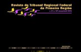 Revista do Tribunal Regional Federal da Primeira Região€¦ · Revista do Tribunal Regional Federal da Primeira Região v. 27 n. 3/4 março/abril 2015 ISSN 0103-703-X R. TRF1 Brasília