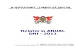 Relatório ANUAL DRI - 2011 · 2019-03-15 · Relatório Anual DRI –2011 A finalidade deste relatório é expor as desenvolvidas pela equipe da Diretoria de Relações Internacionais