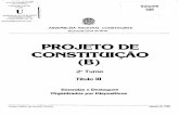 PROJETO DE CONSTITOIÇAO (B)€¦ · CONSTITUINTE FASEu E~ffi~DASDEPLENÁRIO AO PROJETO DE CONSTITUIÇAO "B" \ \ \ I ~ ~,, I, I I, Volume 309 ASSEMBLÉIA NACIONAL CONSTITUINTE Secretaria-GeraldaMesa