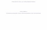 VOLUME II CONSOLIDAÇÃO DOS PROGRAMAS DE GOVERNO...Programas Finalísticos PLDO - 2020, Anexo I, Inciso XIV R$ 1,00 Recursos de Todas as Fontes Programa: Valor do Programa PLOA 2020