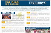 30 DIAS ROHINGYA DE ORAÇÃO€¦ · comunidade local e com sua comunidade espalhada pelo mundo. 4 DE MAIO Sem documentos adequados, os Rohingya no Paquistão não têm acesso adequado