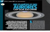 DES PLANÈTES ET DES AURORES - obspm.fr · 2020-04-01 · pide) d’autre part. Les aurores de Saturne ont été essentiel-lement observées dans les domaines UV (par les observatoires