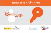 Folleto: Renta 2015 Clave PIN - Agencia Tributaria · Folleto: Renta 2015 Clave PIN Created Date: 3/22/2016 2:02:38 PM ...