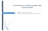 Prefeitura Municipal de Sorocaba Aprove Fácil.pdf · 3.5 Adicionar os Documentos do Projeto Para adicionar a documentação ao projeto: • Cada item (item de análise) possibilita