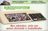Nas eleições, vote em quem defende o trabalhador · No início de agosto, a GM anunciou seus planos de investir R$ 6,5 bilhões no Brasil, pelos próximos cinco anos. Pelo acordo
