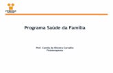 Programa Saúde da Família€¦ · Programa Saúde da Família O Processo de Trabalho das ESF : •IX - Participar do planejamento local de saúde, assim como do monitoramento e
