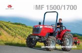 MF 1500/1700 - Moviter...Ao longo dos anos a Massey Ferguson tem investido muito tempo e atenção no segmento dos tratores compactos para garantir os padrões de qualidade, fiabilidade