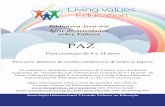 Biblioteca Arco-íris Série de Atividades sobre Valores · 2019-08-30 · Para melhores resultados, recomenda-se os Workshops do Programa Vivendo Valores na ... Educar a mente sem