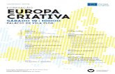 FORMAÇÃO EUROPA CRIATIVA...Europa criativa. Title: cartaz A3 EC copiar Created Date: 20190107160219Z ...