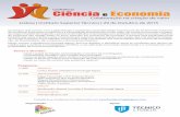 Cartaz Conferencia Ciencia e Economia - ULisboa · A Europa está particularmente empenhada nesta matéria e está consciente que suportar uma inovação com escala, que crie melhores
