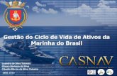 Gestão do Ciclo de Vida de Ativos da Marinha do Brasil - UCS · 2018-09-14 · Gestão do Ciclo de Vida de Ativos da Marinha do Brasil Leandro da Silva Teixeira Glauco Barbosa da