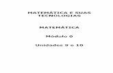MATEMÁTICA E SUAS TECNOLOGIAS MATEMÁTICA Módulo 0 … ampliado_V7/Matematica... · Jovens de 15 a 24 anos de idade segundo a condição de atividade – 2003 15 e 17 anos 18 e