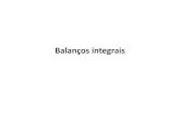 Balanços integrais - PUC-Rionaccache.usuarios.rdc.puc-rio.br/Cursos/Fen_Transporte_files/Aula1… · Balanço integral de massa • Teorema de Transporte: • ψ: grandeza por unidade