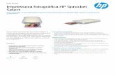 Select Impressora fotográfica HP Sprocket · Imprime fotografias autocolantes brilhantes de 5,8 x 8,7 cm (2,3 x 3,4 pol.) para diários e outros projetos criativos. Com o tamanho