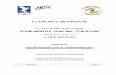 CATALOGO DE PROVAS - Abul Paramotorabulparamotor.com.br/site/wp-content/uploads/2017/... · O Catálogo de Provas e os critérios de pontuação descritos para este campeonato foram