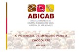 O POTENCIAL DE MERCADO PARA O CHOCOLATE€¦ · -Presente em todos os continentes, exportando para 106 países (2013) ABICAB: representa 92% do setor de chocolates no Brasil ... Importação