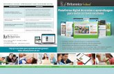 CArACteríStICAS benefíCIoS Plataforma digital de ensino e … · 2019-12-05 · Conteúdo ConfIáVel e fáCIl de InCorPorAr nA SAlA de AUlA Britannica School é uma solução digital