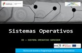 Sistemas Operativos - Recursos Informáticajoaomacedotic.weebly.com/uploads/9/0/3/7/9037215/gpsi_so_m3.pdf · Sistemas Operativos M3 – SISTEMA OPERATIVO SERVIDOR Técnico de Gestão