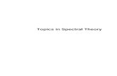 Topics in Spectral Theory - IMPA · 2017-04-25 · (numerical) problem in spectral graph theory. There is so much to choose from, what should be said in ve short lectures? The topics