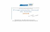 Relatório de Monitoramento Programação Anual de Saúde 2018 · 2019-09-25 · Público alvo: Secretária Municipal de Saúde, Conselho Municipal de Saúde, Subsecretarias, Gerentes