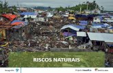 RISCOS NATURAIS - WordPress.com · Furacões e tornados Secas Vagas de frio e ondas de calor Hidrológicos Cheias e inundações Geomorfológicos Movimentos de vertente e avalanchas