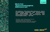 Série Tecnologia Mineralmineralis.cetem.gov.br/bitstream/cetem/2236/3/STM-100.pdf · 2019-05-10 · SÉRIE TECNOLOGIA MINERAL ISSN 0103-7382 ISBN 978-85-8261-091-6 STM - 100 Análise