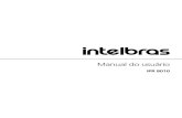Manual do usuário - Intelbras · 2018-11-19 · IPR 8010 Porteiro residencial Parabéns, você acaba de adquirir um produto com a qualidade e segurança Intelbras. O porteiro residencial