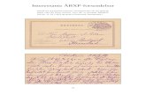 Interessante ÅBXP-forsendelserurbak.com/AABXP-nyt/forsendelser13.pdf · Interessante ÅBXP-forsendelser [3] Indenrigs brevportotakst Vægt 0 – 15 gram Gældende fra 1. januar 1885