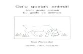 Haʼu gosta animál Eu gosto de animaisarts.unimelb.edu.au/__data/assets/pdf_file/0009/1814643/I-Like... · Eu gosto de animais ! Sue Worcester Galolen, Tetun, Português. NIVEL 1