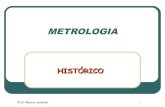METROLOGIA - ifbaeletro.files.wordpress.com · Metrologia – Nova unidade Finalmente, um sistema com essas características foi apresentado por Talleyrand, na França, num projeto