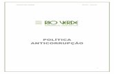 POLÍTICA ANTICORRUPÇÃO - Rio Verde · 2019-03-14 · Terceiros), sendo o seu descumprimento passível de aplicação das medidas disciplinares estabelecidas no Código de Conduta