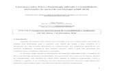 Literatura sobre Ética e Deontologia aplicada à ...1 Literatura sobre Ética e Deontologia aplicada à Contabilidade: dissertações de mestrado em Portugal (2009-2018) Submissão