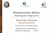Bioinformática Básica - Federal University of Rio de Janeiro · de proteínas conheciadas (atualmente mais de 1000 tipos jáforam registrados) e depositados em bibliotecas de enovelamentos.
