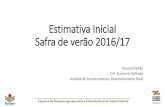 Estimativa Inicial Safra de verão 2016/17docweb.epagri.sc.gov.br/website_cepa/Acompanhamento_safra/Apresentacao.pdf2013/14 2014/15 2015/16 2016/17 Estimativa inicial Arroz –Estimativa