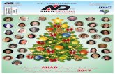 A família deseja a todos um Feliz Natal e um ótimo · 2016-12-19 · Novembro/Dezembro 2016 A família ANAD deseja a todos um Feliz Natal e um ótimo 2017. Esta é uma bela mensagem